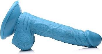 Image du produit Pop Peckers Poppin Dildo 16.5 cm - Blue