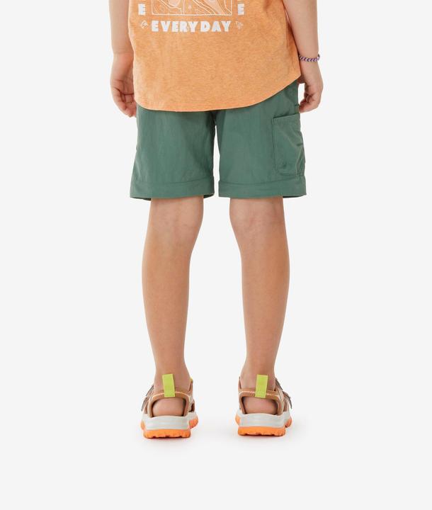 Produktbild Quechua Kids’ convertible hiking trousers, 2-6 years, MH500 - Green (5, 6)