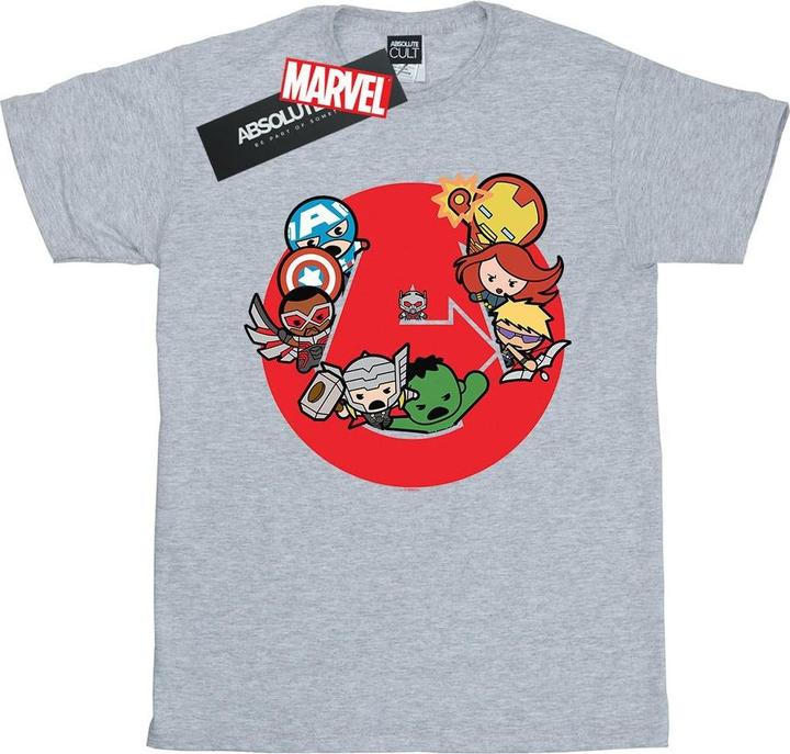 Kawaii Avengers Ready Steady War TShirt (L)