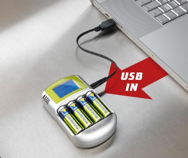 Immagine prodotto Varta LCD Charger (1 pz., AAA, AA, 2600 mAh, Caricabatterie senza batteria)