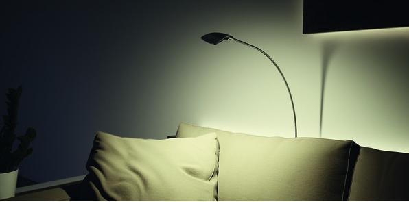 Immagine prodotto Halemeier Set di luci a LED a superficie SwanLite luce di lettura 12 V (100 lm)