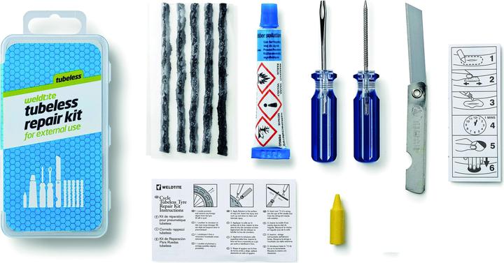 Actual product image Weldtite Tubeless Reparaturkit
