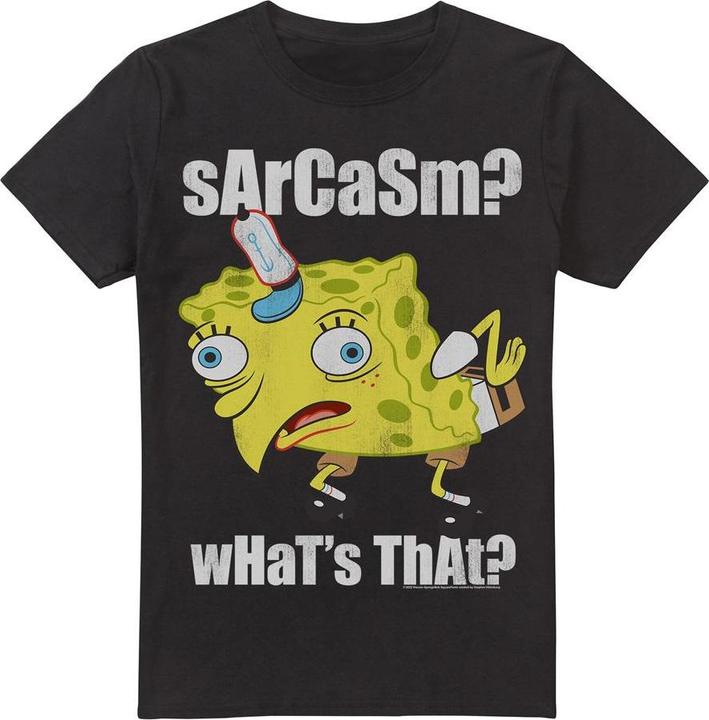 Spongebob Squarepants Sarcasm Meme TShirt (S)