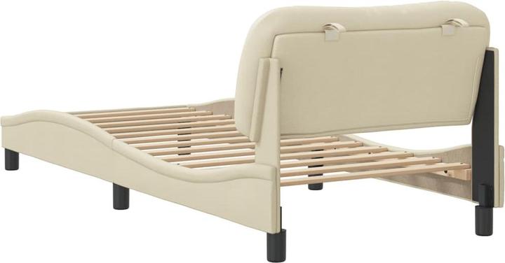 Actual product image VidaXL Bed frame with LED fabric (90 x 190 cm)