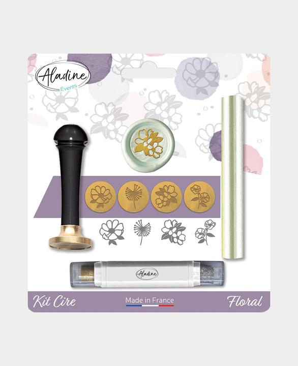 Immagine prodotto Aladine Set di ceralacca floreale