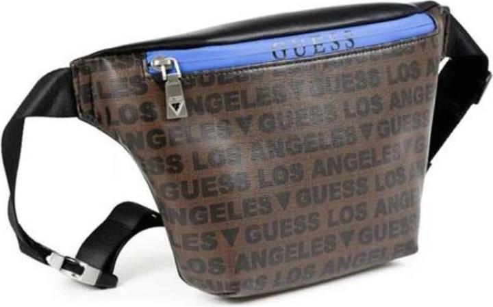 Immagine prodotto Guess Dan, Textile Fanny Pack, Bum, Black/Brown, For Men