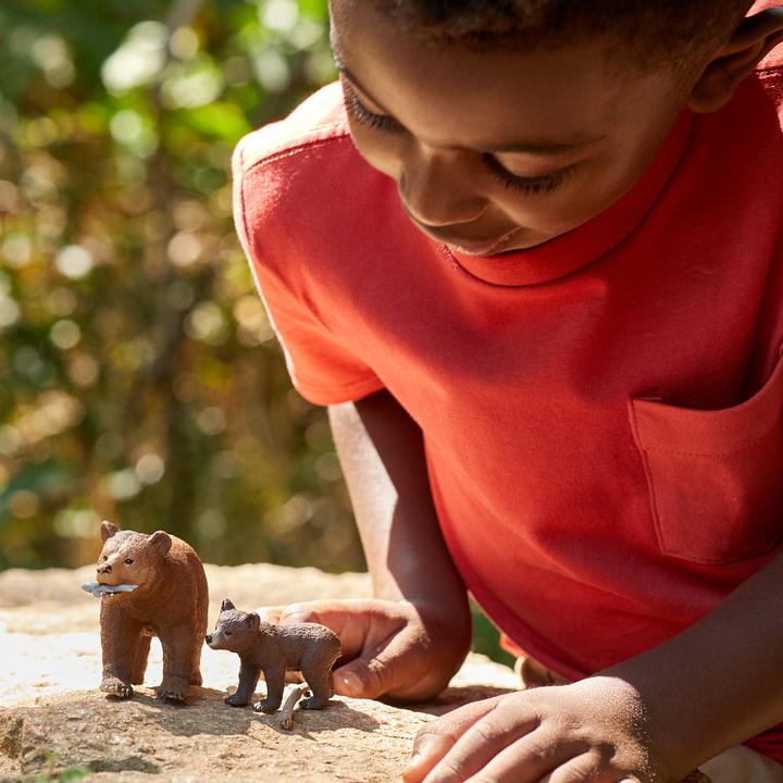 Immagine prodotto Schleich Madre orso grizzly con cucciolo