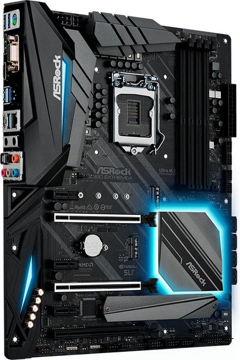 Actual product image AsRock Z390 Extreme4, ATX, LGA1151 (LGA 1151, Intel Z390, ATX)