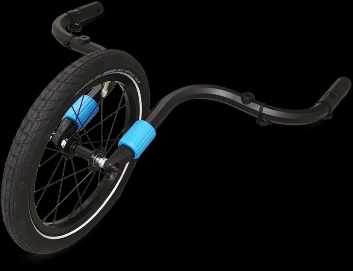 Cube Bike CUBE Jogger Kit für Kinder Fahrradanhänger Double CMPT black