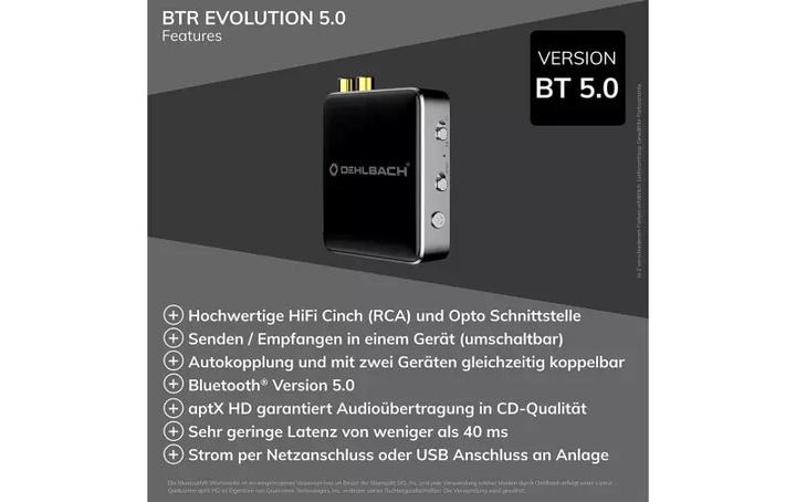 Actual product image Oehlbach BTR Evolution 5.0 (Transmitter & Receiver)