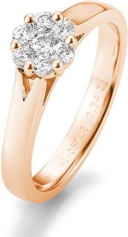 Breuning Verlobungsring Flower (57, 585/14 K Gold)