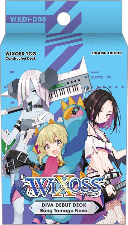 Actual product image Tinisu WiXoss Diva Debut Deck - Bang Tamago Nova (WX-D05-Eng) (English, Booster Pack)