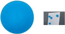 Actual product image Maul Silicone ball magnet neodymium (4 x)