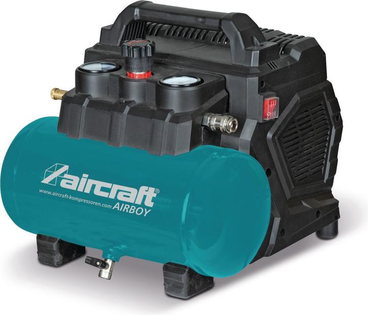Image du produit Aircraft Compresseur AIRBOY SILENCE 221 OF E Compresseur silencieux, pression 8 bar, avec réservoir de 6l (8 bar, 6 l)