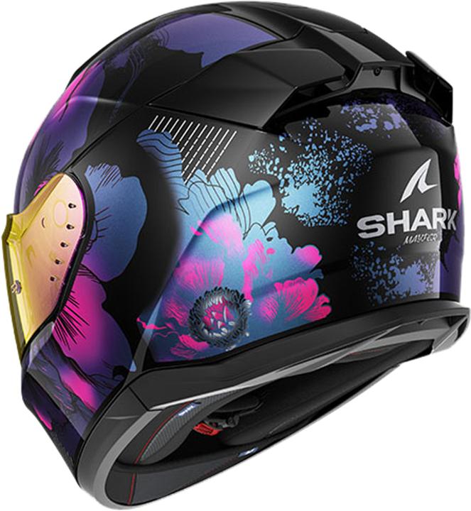 Image du produit Shark Casque Intégral D-Skwal 3 Mayfer / Noir / Violet / Brillant XS (S)