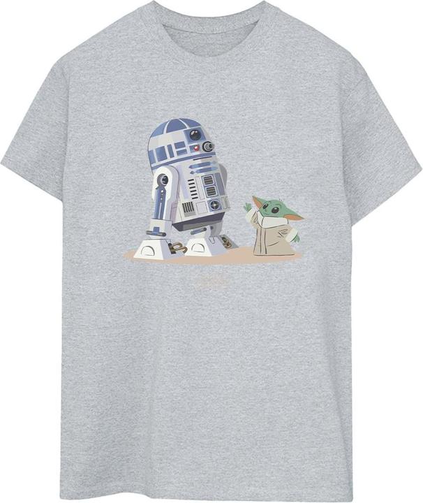 Produktbild Star Wars The Mandalorian R2D2 And Grogu TShirt (S)