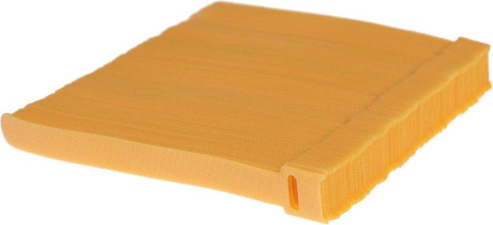 Fastech ETK-3-1 Cabel Strap, gelb (Klettkabelbinder, 150 mm, 100 Stk.)