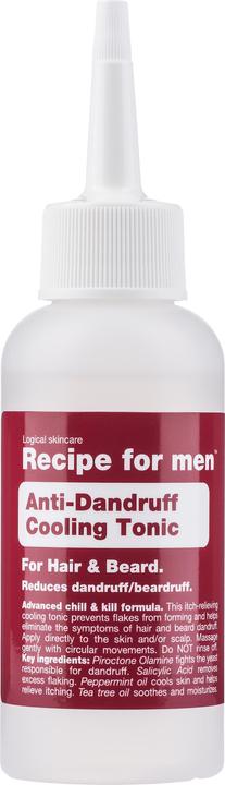 Recipe for men Kühlendes Anti-Schuppen-Tonikum (Haar + Bart) (100 ml)