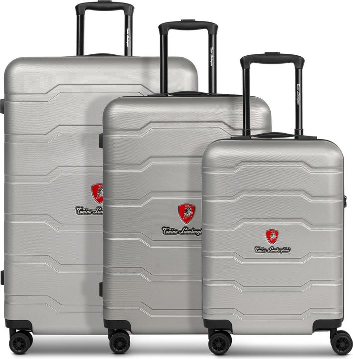 Actual product image Tonino Lamborghini Bologna 4 Rollen Kofferset 3-teilig (228 l, XL (from 140l))