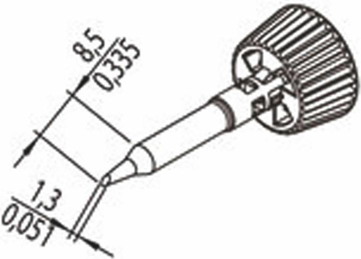 Produktbild 0142ADLF13/SB Lötspitze Spitzen-Grösse 1.30 mm Inhalt 1 St. (Lötkolben)