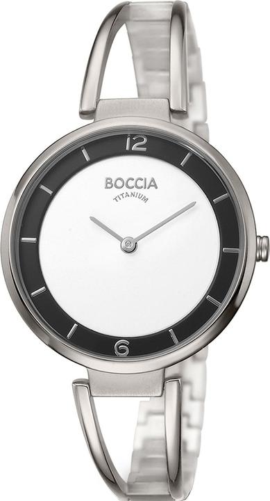 Boccia 3260-01 Damenuhr Titanium 34mm 5ATM (Analoguhr, 34 mm)