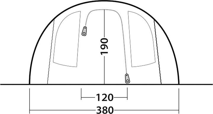 Produktbild Outwell Carolina 6 (Tunnelzelt, 17.30 kg, 6 Personen)
