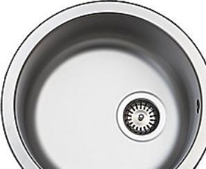 Juvel Uni stålvask Ø38 mat. - w.strainer