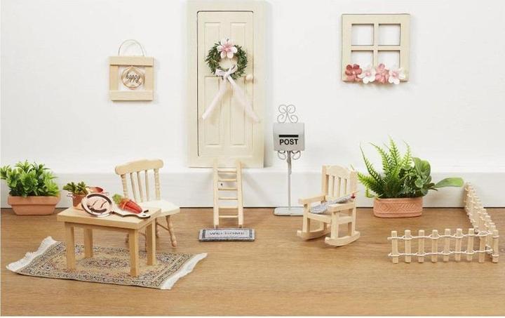 Produktbild Hobby Fun Mini-Möbel Stuhl 4.5 x 5 x 7.5 cm, Natur