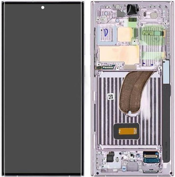 Actual product image Samsung LCD + Touch + Frame for S918B Galaxy S23 Ultra - pink