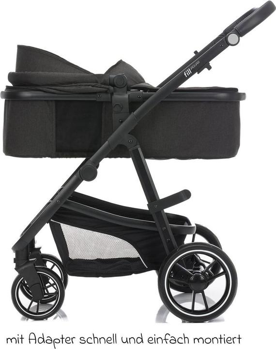 Actual product image Fillikid Kinderwagen 3 in 1 3-1 Kombi-Kinderwagen-Set Fill Jaguar mit