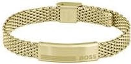 Actual product image Hugo Boss Stylish gold-plated bracelet Mesh 1580610