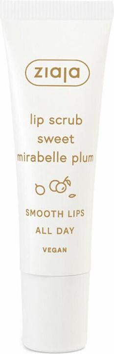 Ziaja Sweet Mirabelle Plum Sugar Lip Scrub (12 ml)