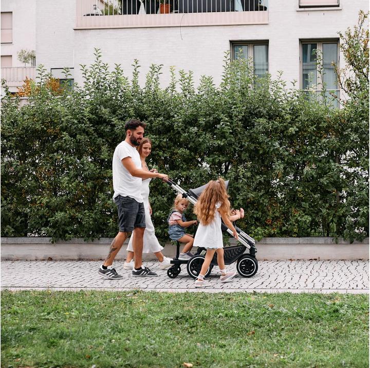 Produktbild ABC Design Mitfahrbrett Sitz - Trittbrett Kiddie Ride On 2 black