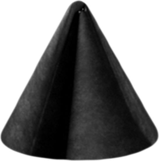 Produktbild Star Piercing Micro Cone schwarz (ohne Messing, Titan G23)