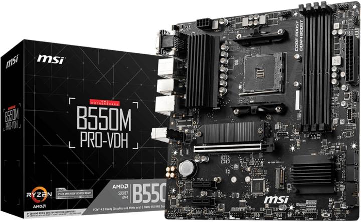 MSI Pro-VDH (AM4, AMD B550, mATX)