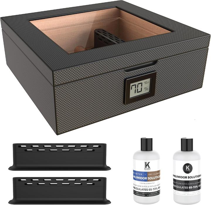Case elegance Humidor mit Hygrometer (30)