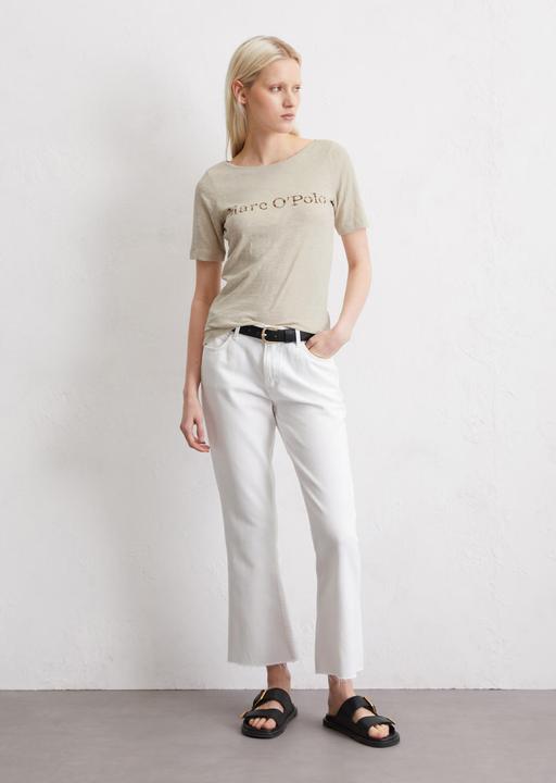 Actual product image Marc O'Polo Women's t-shirt with printed logo on the inside of the chest (S)