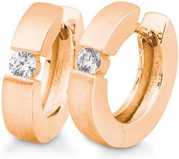 Breuning Creolen - BRILL. 0,18 Ct. H/si (585, - Gold)