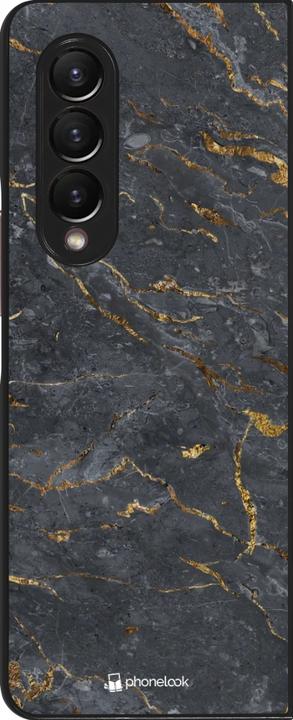 Actual product image PhoneLook Coque Grey Gold Marble (Samsung Galaxy Z Fold4)