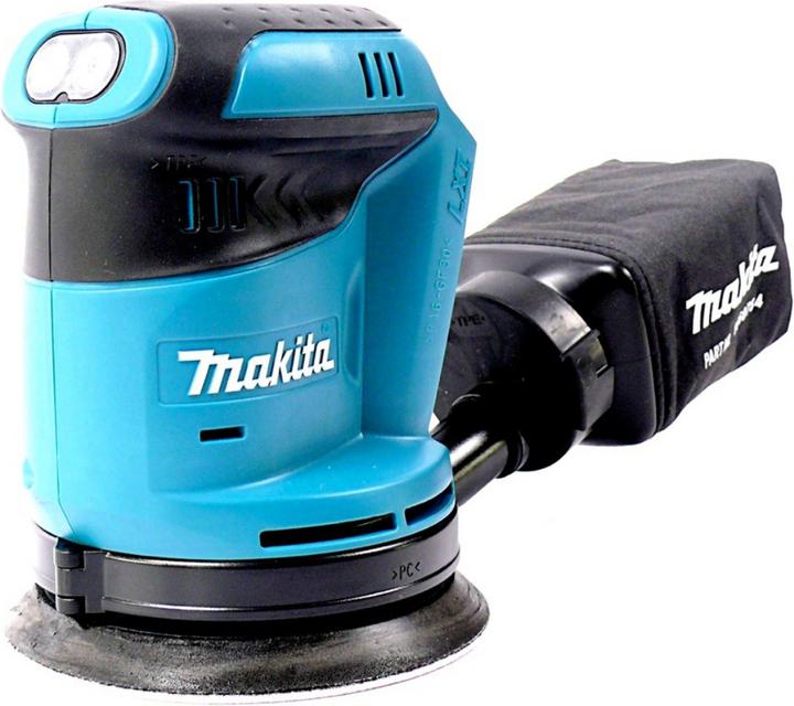 Produktbild Makita BBO 180 RFJ 18V Li-ion Akku Exzenterschleifer + 2x Akku 3,0Ah + Ladegerät + Makpac (Exzenterschleifer)