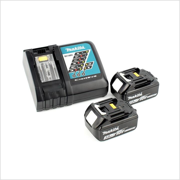 Actual product image Makita DBO 180 RFJ 18 V battery orbital sander + 2x battery 3,0Ah + charger + Makpac (Eccentric grinder)
