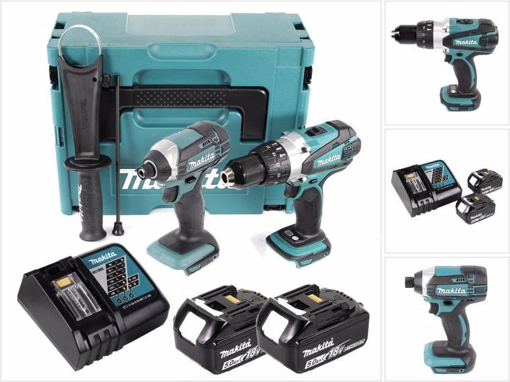 Produktbild Makita DLX 2145 TJ Kombi-Set (Akkubetrieb)