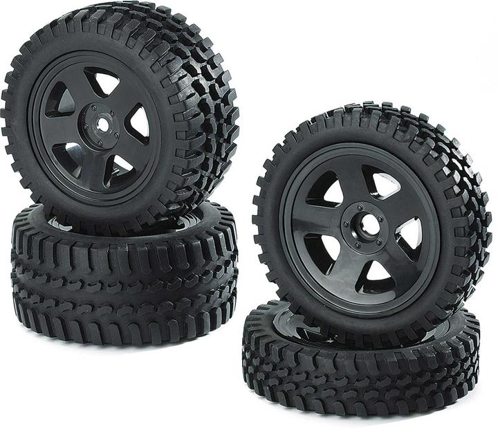 Image du produit Tamiya 1:10 Kit pneus/jantes All Terrain noir