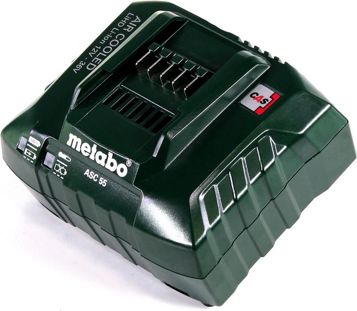 Actual product image Metabo Battery base set 18V with 2x battery 5,2Ah ( 625592000 ) + charger ASC 55 ( 627044000 ) (18 V)