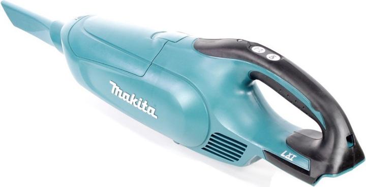 Produktbild Makita DCL 180 18V Li-Ion Akku Staubsauger grün inkl. Düsen + 2x 3,0 Ah Akku + Schnellladegerät