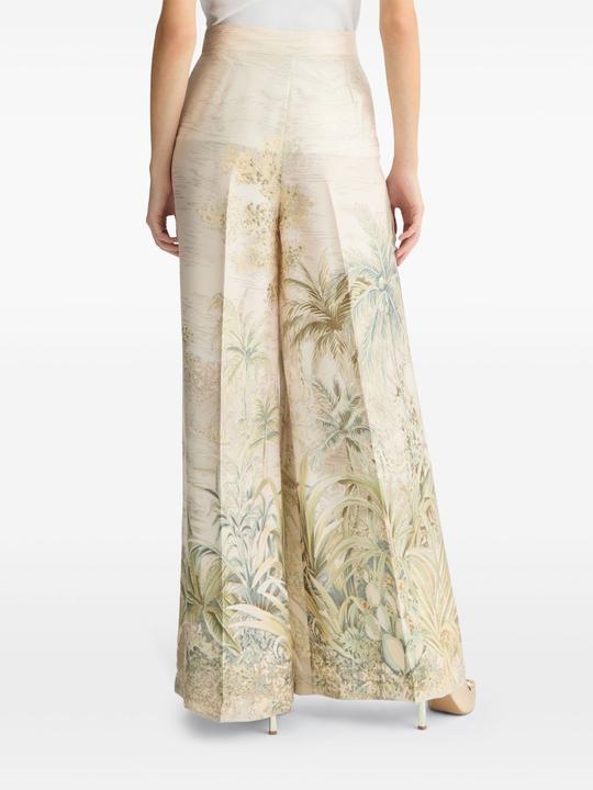 Actual product image Liu Jo Black Pantaloni Green Jungle Printed (42)