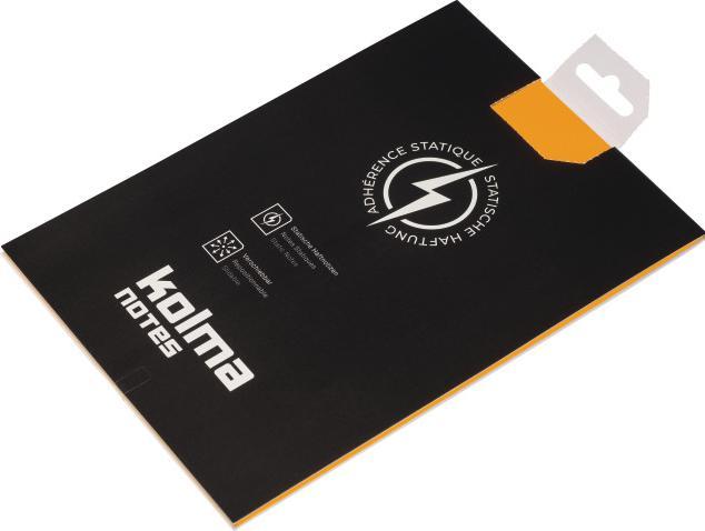 Actual product image Kolma Sticky notes Notes A5 static cling orange (148 x 210 mm)