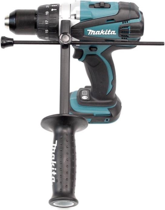 Produktbild Makita DHP 458 Z Akku Schlagbohrschrauber 18V 91Nm Solo + Bit & Bohrer-Set 100-teilig (Akkubetrieb)