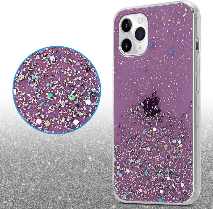 Image du produit Cadorabo Couverture TPU paillettes scintillantes (Apple iPhone 11)