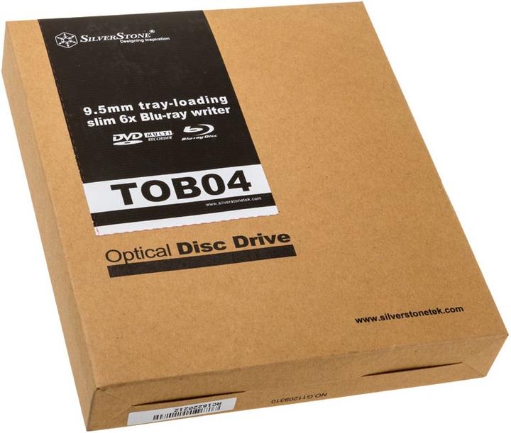 Produktbild Silverstone SST-TOB04 (DVD Laufwerk, Blu-ray Laufwerk, CD Laufwerk, DVD Brenner, Blu-ray Brenner, CD Brenner)